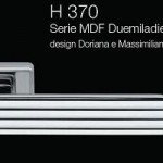 Дверні та віконні ручки Fusital H 370 MDF Duemiladieci